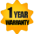 1 Year Warranty