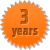 3 Year Warranty