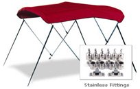 Bimini Top with Stainless Steel Toolkit