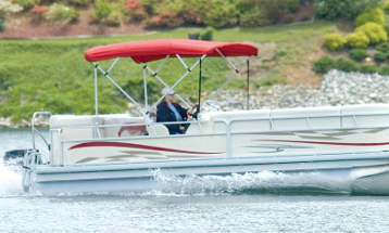 Carver Pontoon Bimini Top