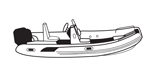 Inflatable with center console
