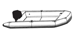 Blunt nose inflatable boats