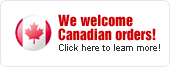 We welcome Canadian orders!