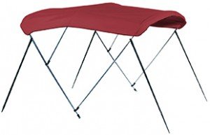 maroon sun-dura bimini top