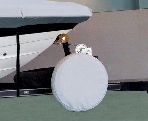 boat trailer spare tire cover