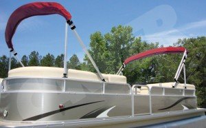 Large pontoon boat