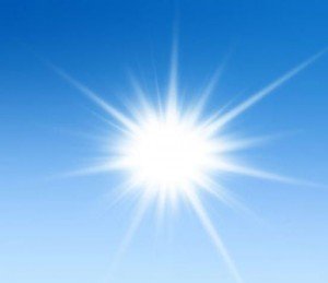 bright sunlight