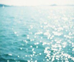 sun reflected on water