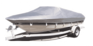 shoretex boat cover in silver